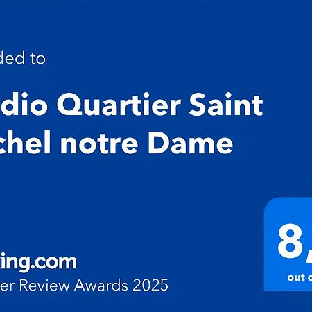 Studio Quartier Saint Michel Notre Dame Free Netflix Paris Bagian luar foto