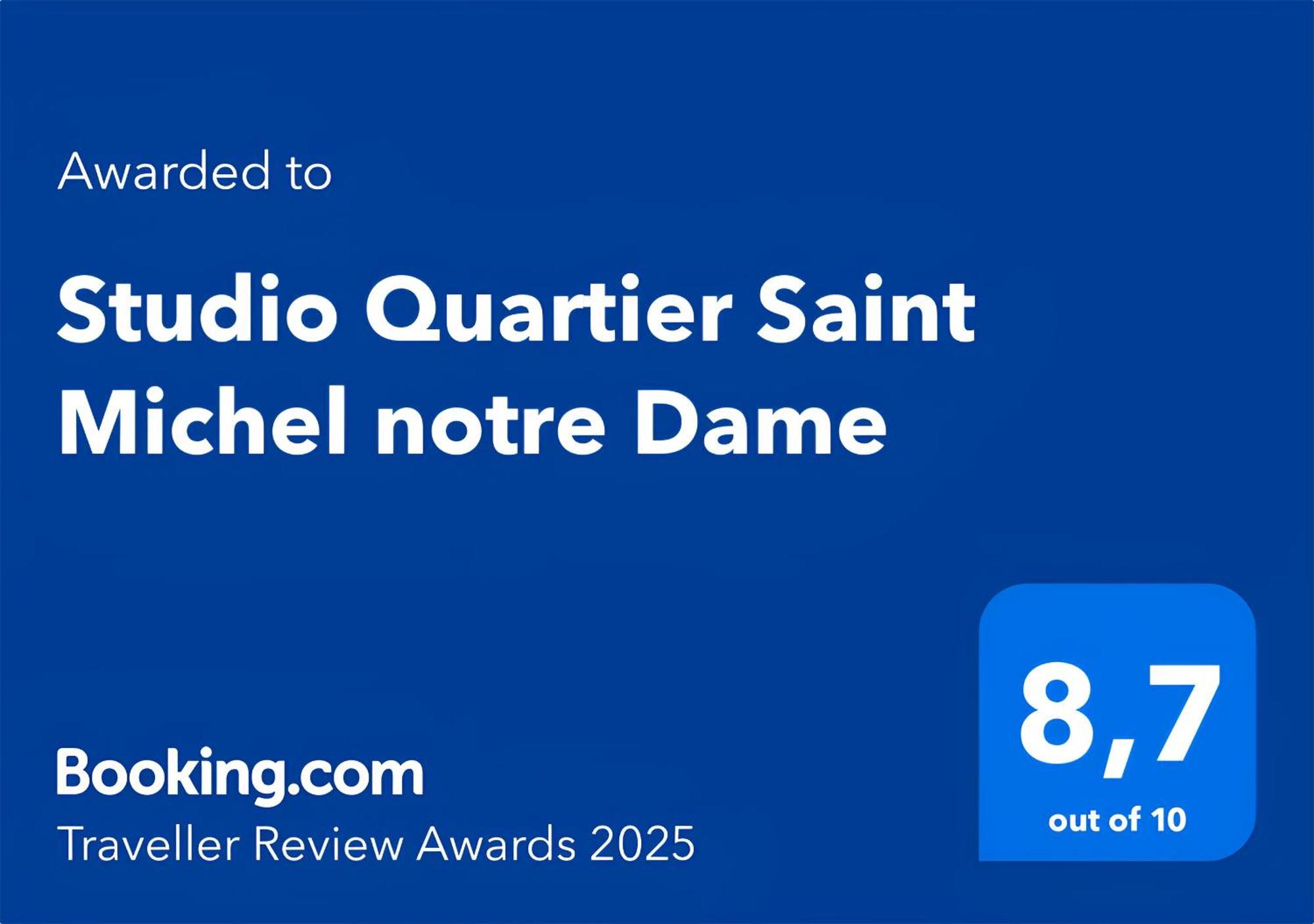 Studio Quartier Saint Michel Notre Dame Free Netflix Paris Bagian luar foto