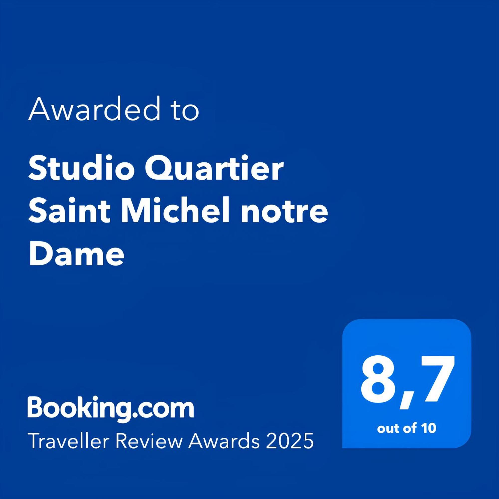 Studio Quartier Saint Michel Notre Dame Free Netflix Paris Bagian luar foto